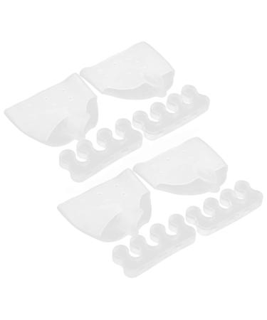 Naroote Toe Separators - Transparent Silicone Spacers for Overlapping Toes | 2 Sets Hollow Design Valgus Orthosis - Buy Online on GoSupps.com
