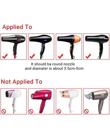 Hair Blower Diffuser Hairdryer Cover Styling Foldable Folding Collapsible Silicone Hairdressing Tool Attachment for Natural Wavy Fine Thick Hair for Home Barbershop Hairdressing Salon(Black) - Buy Online on GoSupps.com
