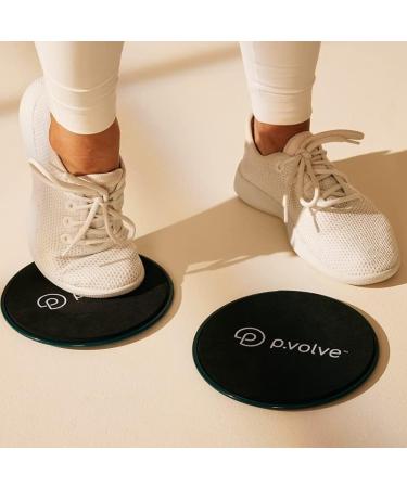 Buy P.Volve Slide - Home Fitness Equipment for Core & Leg Strength - Ideal for Carpet & Wood Floors - POS Blue-Green - Buy Online on GoSupps.com
