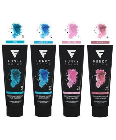 Funky Color Ultraviolet 16 - Semi-Permanent Hair Color | 28 Vibrant Shades for Bold Hair | Shop Internationally - Buy Online on GoSupps.com