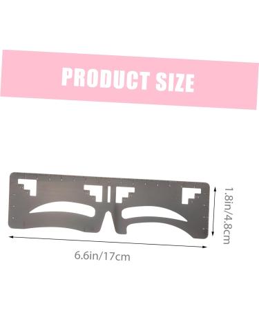 POPETPOP 4 Pcs Eyebrow Ruler Makeup Supplies Brow Stencil Ruler Eyebrow Makeup Tools Eyebrow Trimming Sticker 1 count (Pack of 1) As Shownx2pcs - Buy Online on GoSupps.com