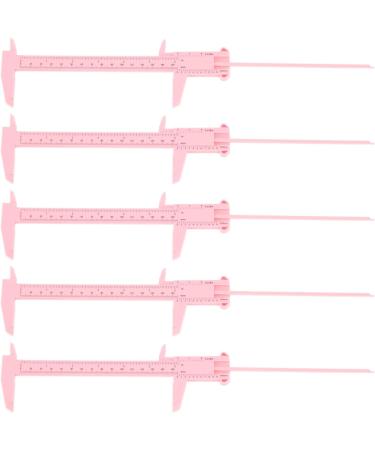 Eyebrow Measuring Ruler 150mm Eyebrow Shaping Stencil Ruler Smooth Surface Multipurpose for Beginner for Home (Pink) - Buy Online on GoSupps.com