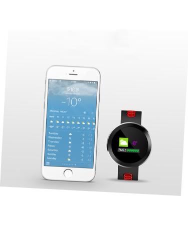 Housoutil Smart Fitness Band & Smartwatch - Heart Rate Meter Intelligent Bracelet in Perlmutt Red - International Shipping Available - Buy Online on GoSupps.com