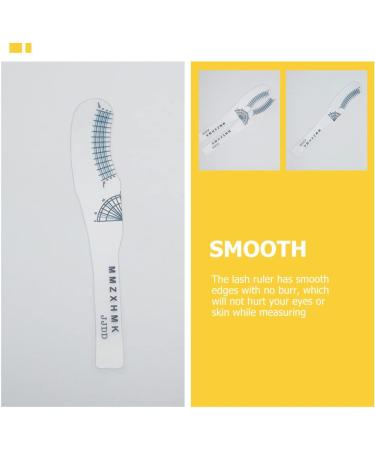FRCOLOR 40 Pcs Eyelash Measuring Ruler Mascara Tool Lash Measuring Tools Lash Ruler Curly Suite 1 count (Pack of 1) As Shownx4pcs - Buy Online on GoSupps.com