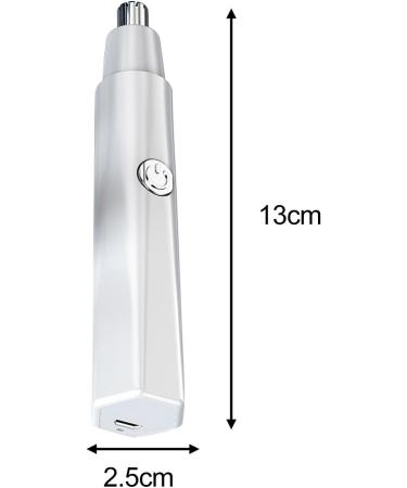 Amagogo Nose Hair Trimmer - Smooth Cutting Travel Size Grooming Gadget for Men & Women - Eyebrow & Facial Hair Trimmer in White - Buy Online on GoSupps.com