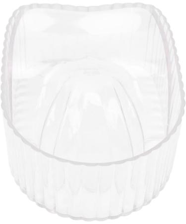 Acrylic Soften Dead Skin Clean Nail Manicure Wash Soaker Tray Nail Art Hand Wash Remover Soak Bowl Hand Soaking Bowl for Beauty Salon (Transparent) - Buy Online on GoSupps.com