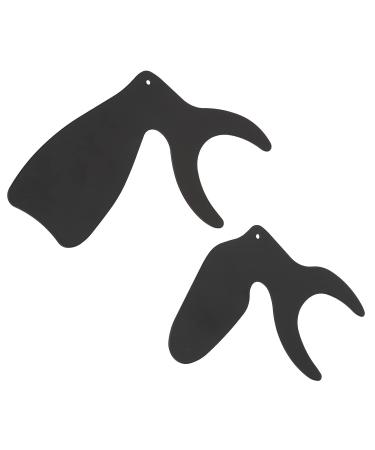 2-Piece Dental Photo Control Set - Long Handle Opaque Background Plaque for Oral Care & Contrast Scale - Buy Online on GoSupps.com