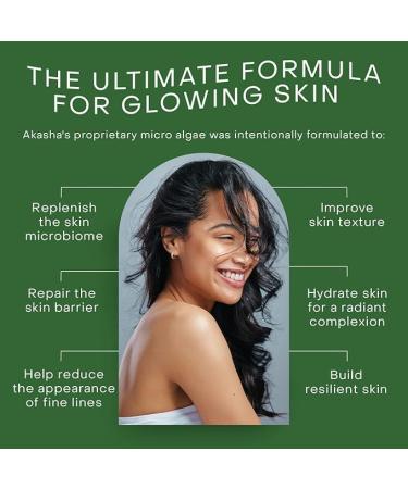 Akasha Prebiotic Skin Mist - 3.4oz I Organic Facial Mist with Sea Kelp Extract, Face Spray for Naturally Restoring The Skins Microbiome, Helps Acne, Psoriasis & Sunburn*, Anti Aging Skin Care (2) - Buy Online on GoSupps.com