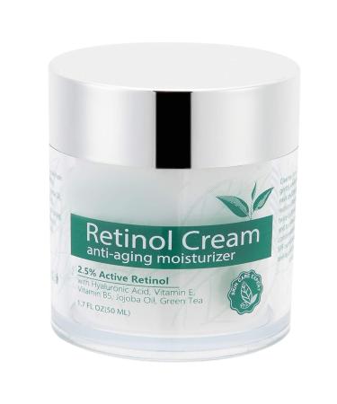50ml Retinol Cream Hydrating Skin Care Face Cream Moisturizer for Men and Women Anti Wrinkle Moisturizer Retinol Cream Vitamins A Anti Aging Cream