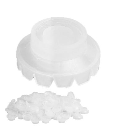 100 Pieces Eyelash Adhesive Holders - Glue Cups for Eyelash Extensions | Volume & Fanning Cups for Salon & Home Use - Buy Online on GoSupps.com