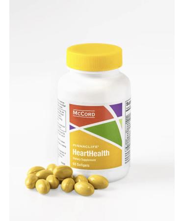 Pinnaclife Olivamine HeartHealth Omega-3 Fish Oil with Lemon Vitamin Softgels 60 Count - Buy Online on GoSupps.com