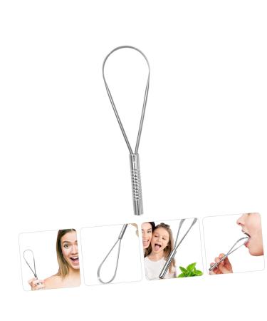 GLEAVI Stainless Steel Tooth Scraper Brush - Adult & Child Mouth Cleaner for Fresh Oral Hygiene | International Shipping Available - Buy Online on GoSupps.com