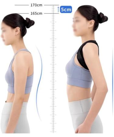 DFHBFG The Pine Column Side Bend Straight Back Artifact Hunchback Orthodevice with Invisible Correction Posture(Size:Small) Small D - Buy Online on GoSupps.com