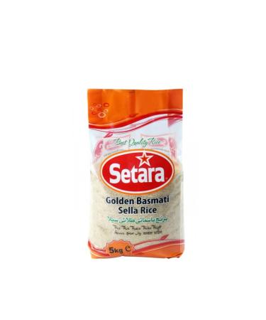 Setara Basmati Golden Sella RIce 5kg - Pack of 1