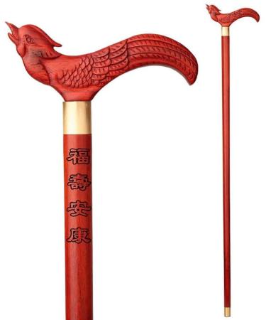 Wooden Cane Solid Walking Stick Crutch Handmade Old Man Walking Stick - Wooden Canes and Head Walking Sticks for Men 92cm for Elderly Seniors