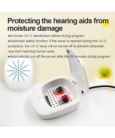 Electric Hearing Aid Dehumidifier Dryer with Lamp Electric Drying Case Electric Hearing Aid Dryer Light Fit All Hearing Aids of All Brand - Buy Online on GoSupps.com