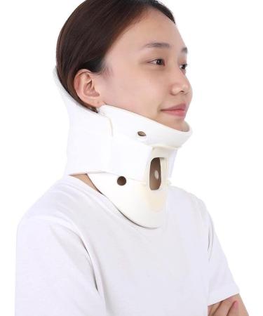 Jlasdr neck protection neck stretcher collar adjustable hinges perfect neck shape cervical support for relieving vertebrae neck pain (m)
