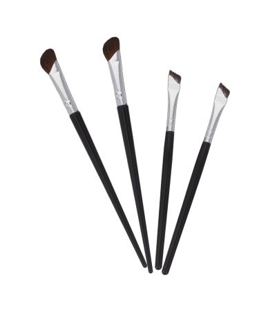 Beavorty 4 Pcs Eye Makeup Eyebrows Brush Under Eye Concealer Brush Angled Makeup Brush Eyeshadow Brush Nylon