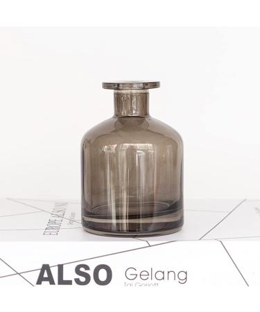 150 ml Empty Glass Diffuser Bottle Aromatherapy Glass Storage Container for DIY & Replacement Sets (Gray) - Buy Online on GoSupps.com