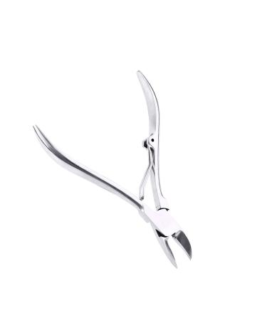 Toenail Clipper Professional Stainless Steel Nail Clipper Ingrown Toenail Tool Cuticle Nipper Footcare with Non-slip Handle for Trimming Dead Skin