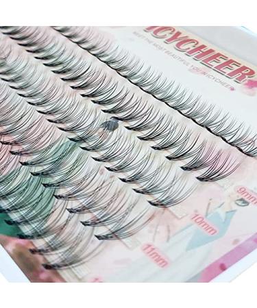 Mix length in a tray 8/9/10/12 mm Props incorrect eyelashes individual eyelashes fairy style a form 10deye eyelash extension handmade plug group (10d-007c mix)