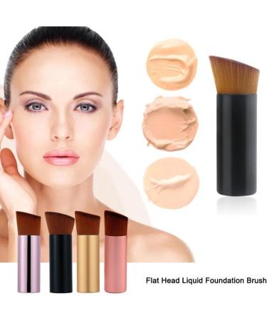 Female Makeup Brush Professional Makeup Brushes Concealer Powder Foundation Head Flat B Brush Make I9T0 Liquid Cosmetics Up Face Black 1pcs - Buy Online on GoSupps.com