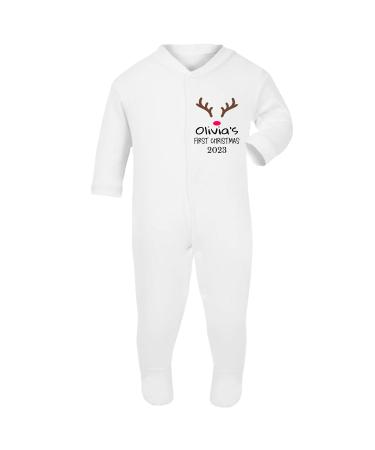 My First Christmas Baby Grow Outfit Vest Boy Girl | Personalised Baby Grows | 1st Xmas Gifts Newborn Unisex Babies Clothes For Boys Girls Vests Gender Neutral 6-9 Months SLEEPSUIT - Buy Online on GoSupps.com