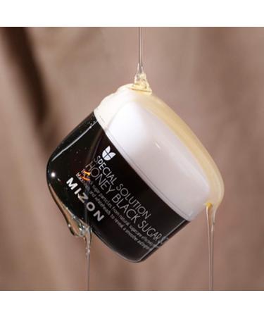 MIZON Honey Black Sugar Scrub 2.80 oz - Exfoliating Facial and Body Scrub for Silky, Moisturized Skin with Black and Whitehead Care - Buy Online on GoSupps.com