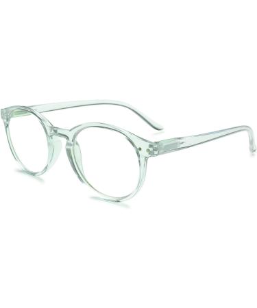 Koosufa Anti Blue Light Reading Glasses for Men & Women - Spring Hinge Round Frames Multiple Strengths (1.0-4.0) - Visual Aid & Anti-Fatigue - Buy Online on GoSupps.com