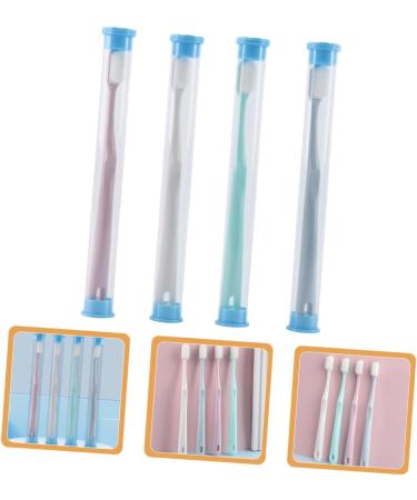 Gatuida 4-Piece Portable Charcoal Toothbrush Set - Comfortable Fiber Brushes for Pregnant Women & Travel Accessories - Buy Online on GoSupps.com