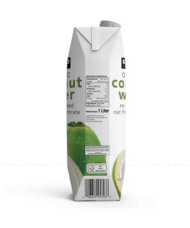 Kirkland Signature Organic Coconut Water Palm Tree No Sugar Carton Pack 9x1Litre - Buy Online on GoSupps.com