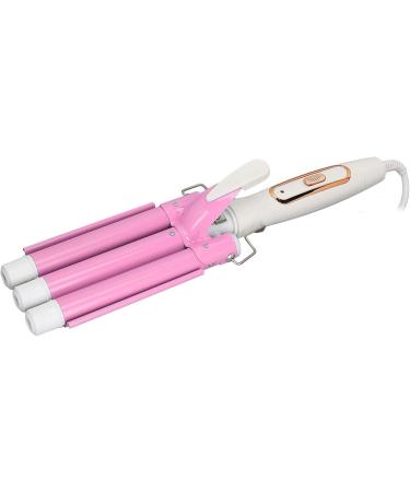 3 Barrel Curling Iron Wand - Adjustable Temperature Ceramic Lasting Waves Flexible for All Hairstyles - US Plug - Buy Online on GoSupps.com