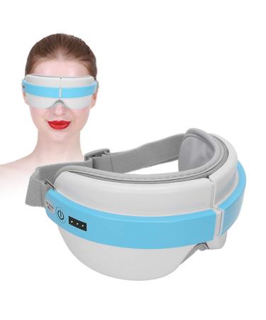 Eye massage device wireless electrical eye mask massage air compression music usb re-charged Augent therapy massage cladd 4 modes for stress reduction headache eye relaxation (#1)
