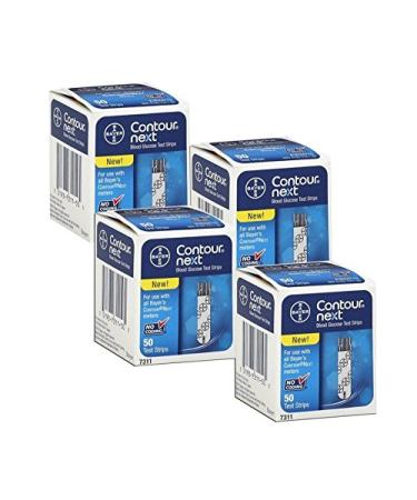 Bayer Contour NEXT test strips sensors 4x50 MHD 02.2019