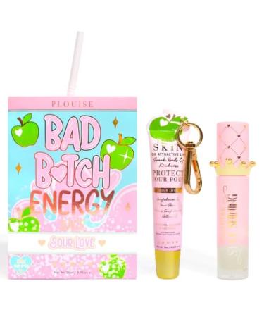 P Louise Bad B Energy Lip Duo - SOUR APPLE