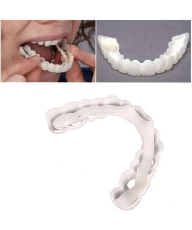 2 Pairs Adjustable Temporary for Men & Women Natural Comfortable Design to Restore Confident Smile Fix Your Smile at Home Within Minutes(White) (1) - Buy Online on GoSupps.com