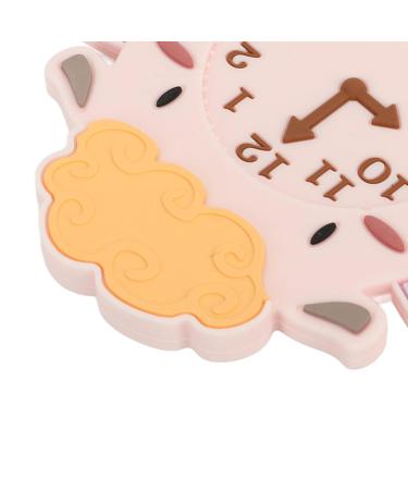 Alarm Clock Shaped Silicone Teething Toy for Infants - Bright Color Cartoon Design for Gum Relief and Travel - Buy Online on GoSupps.com