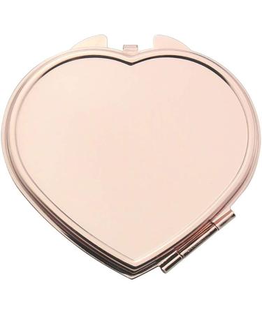 1PC Portable Cosmetic Mirror Foldable Double Sided Mirror Compact Pocket Mirror Handheld Travel Makeup Mirror For Purses And Bags(Heart Shape) - Buy Online on GoSupps.com