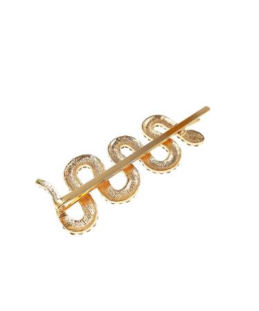 Women's Rhinestone Snake Hair Clip - Unique Slipper Fringe Accessory - Buy Online on GoSupps.com