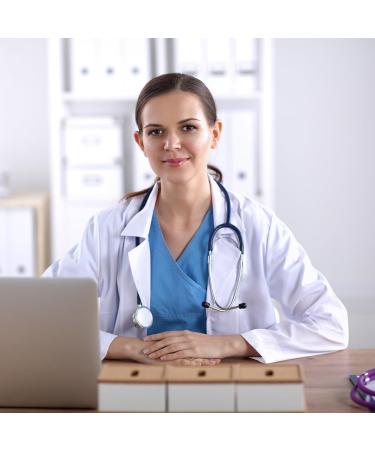 HEEDFIT Premium Quality Women's Lab Coat - Full Poly-Cotton 35 Long, Reusable, Size Medium - Buy Online on GoSupps.com