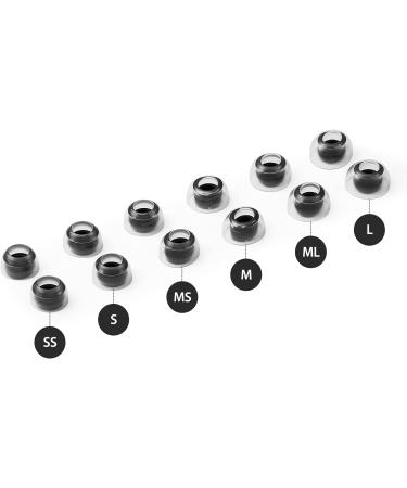 AZLA SednaEarfit Crystal for Buds Pro - 3 Pairs (Size MS/M/ML) | Premium Comfort & Fit - International Shipping Available - Buy Online on GoSupps.com