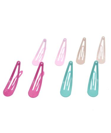 100-Piece Solid Color 2 Metal Snap Clips for Women - Hair Barrettes Collection - Buy Online on GoSupps.com