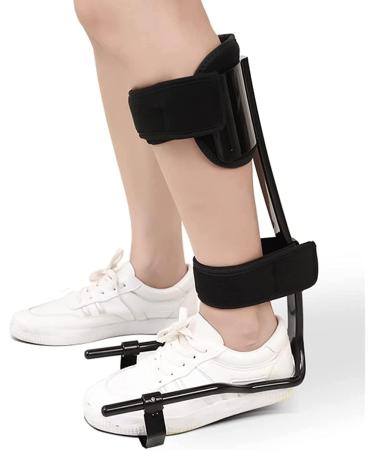 Foot Drop Orthotic Brace Correction Of Varus And Valgus Plantar Ankle Support Prevents Cramps Ankle Sprains Improved Walking Gait (Color : Large)