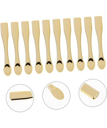 Hemoton 48 pcs mini spatula for cosmetics cosmetics applicator cosmetics spatula abs 6.00X0.70X0.70CMx4pcs Goldenx4pcs - Buy Online on GoSupps.com