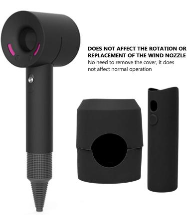 Silicone Hair Dryer Protective Cover - Shockproof Anti-Scratch Travel Case with Easy Identification & Nozzle Rotation Design - Buy Online on GoSupps.com