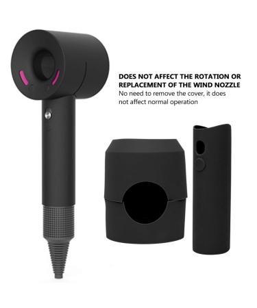 Buy Silicone Hair Dryer Protective Cover for Dyson - Black Case for Ultimate Protection - Buy Online on GoSupps.com