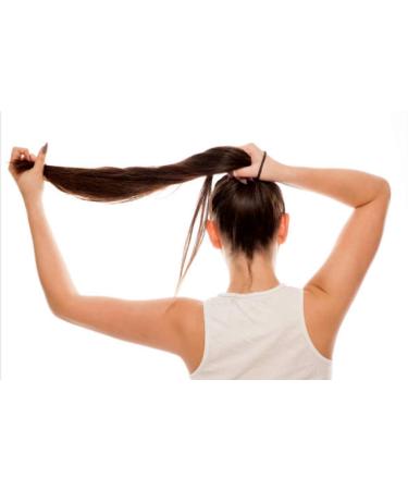 Kenz Laurenz 100 Hair Elastics Black - Ouchless Ponytail Holders 4mm - No Crease Hair Ties - Buy Online on GoSupps.com