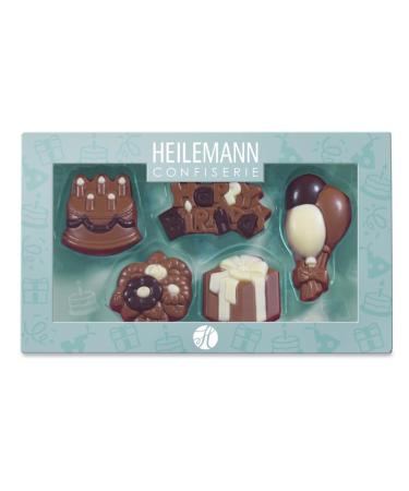 Heilemann gift pack "Birthday" chocolate figures | 100g