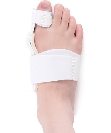 ALINZO Bunion Corrector Sleeves - Non-Surgical Bunion Relief for Women and Men - Hallux Valgus Correction and Pain Relief - Big Toe Separator (White) - Buy Online on GoSupps.com