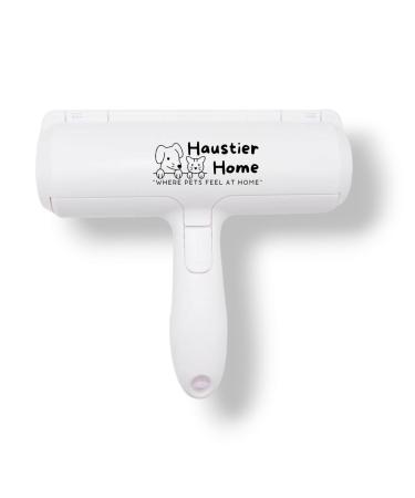 Ultimate Pet Hair and Lint Remover - Reusable Fur Roller for Cats and Dogs - Perfect for Furniture Couch Carpet Clothing and Bedding - Multi-Surface Hair Removal Tool White/Red